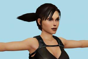 Lara Croft Lara-Croft, Lara, Croft, lara, Tomb-Raider, girl, female, woman, people, human, xna, characters, rigged